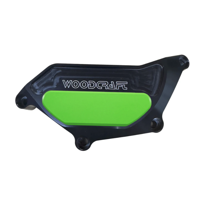 Woodcraft LH Stator Cover Protector w/ Skid Plate - Suzuki GSX-8 S/R